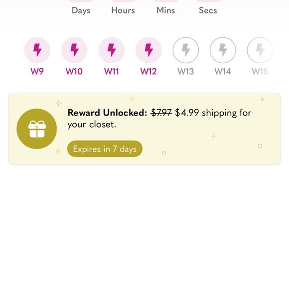 Reward Unlocked Shipping Offer